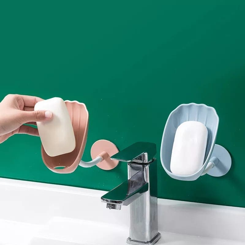Wall Mounted Sea Shell Soap Holder, Drain Rack Soap Box, Perforated Free Standing Suction Cup, Creative Soap Dish Holder, Self Adhesive Drain Soap Rack, Easy Cleaning Soap Box For Bathroom Wall Mounted Sea Shell Soap Holder, Drain Rack Soap Box, Perforated Free Standing Suction Cup, Creative Soap Dish Holder, Self Adhesive Drain Soap Rack, Easy Cleaning Soap Box For Bathroom